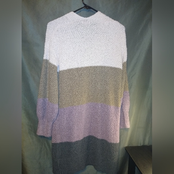 S.O. open front long color lock cardigan - Picture 3 of 3